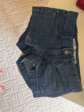 Mossimo Supply Co. Indigo Blue Denim Shorts